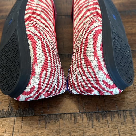 Rothy's The Loafer Red Zebra Shoes - Picture 9 of 11